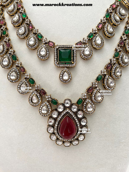 Darsha Sabyasachi inspired Victorian Kundan Statement necklace set