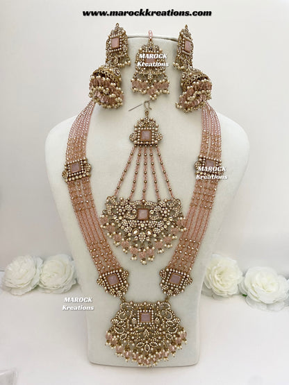 Sameena Premium Quality Pakistani Statement Rani haar set