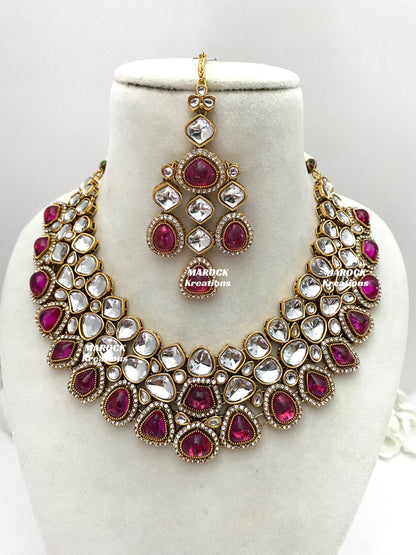 Patriza Sabyasachi inspired Premium Quality Kundan Statement Necklace set