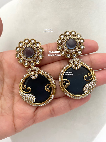 Haniya Sabyasachi inspired Premium Quality Moissanite Kundan Statement Necklace set