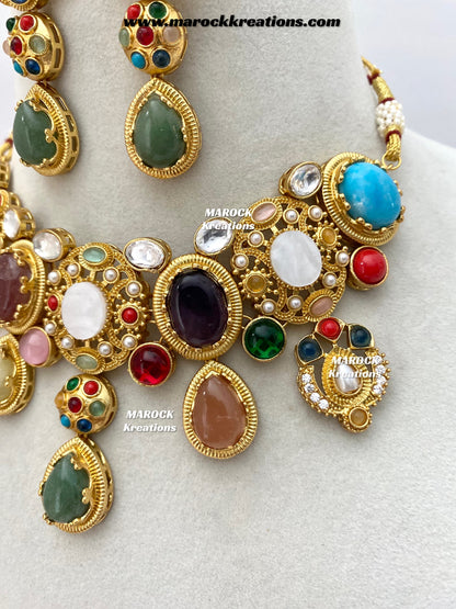 Zoyi Premium quality Sabyasachi inspired Statement necklace set