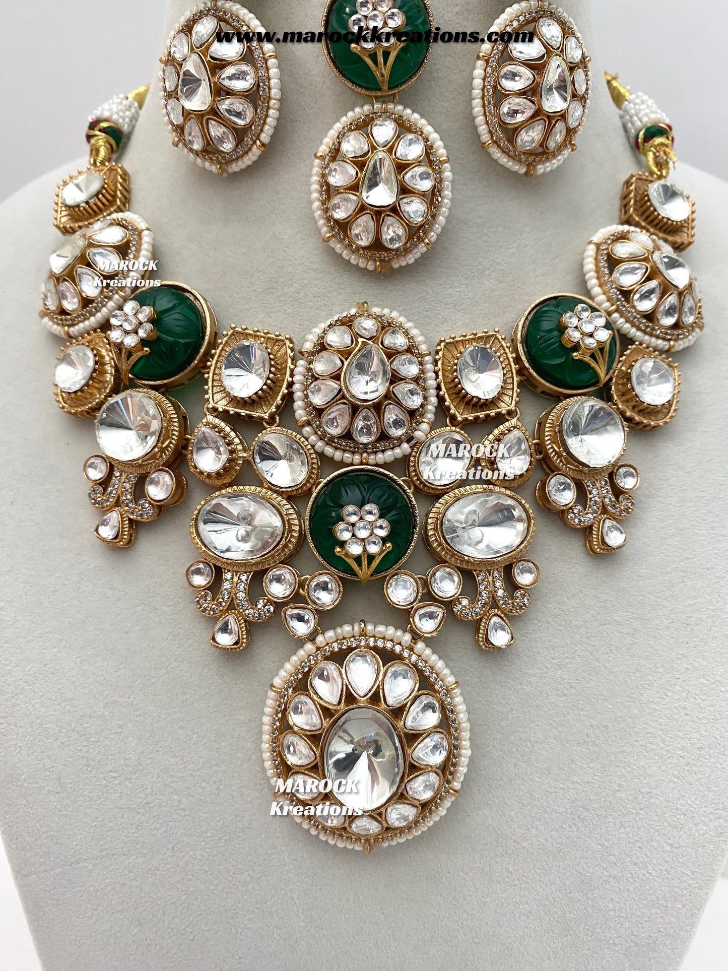 Sabira Sabyasachi inspired Premium Quality Kundan heritage Statement Necklace set