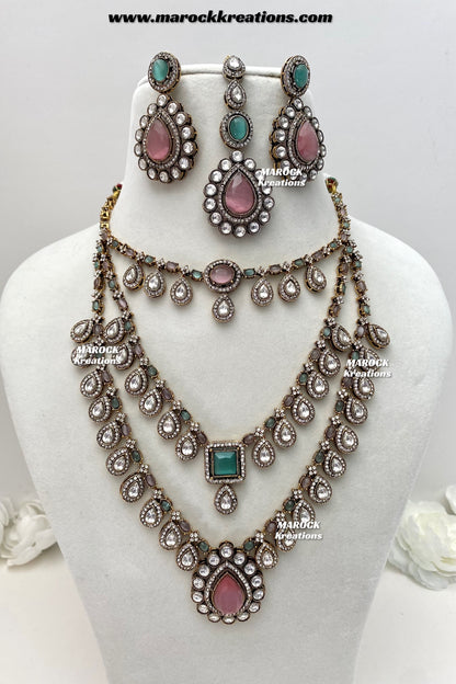 Darsha Sabyasachi inspired Victorian Kundan Statement necklace set
