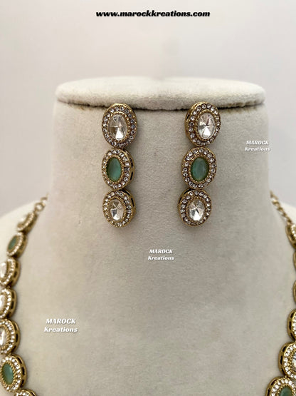 Raveen Premium Quality Kundan Necklace set
