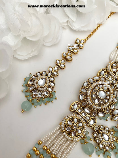 Shaneel Premium quality Kundan Choker set