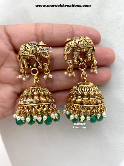 Sahana Premium Quality Gold Plated Rajwadi necklace set