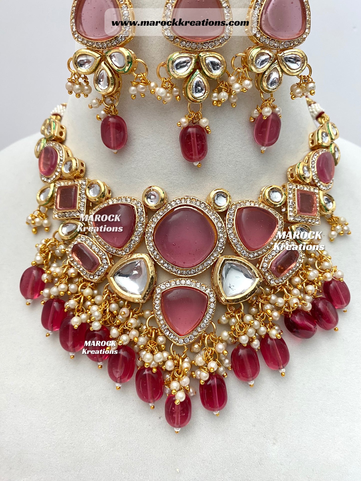 Kundan Statement Necklace set