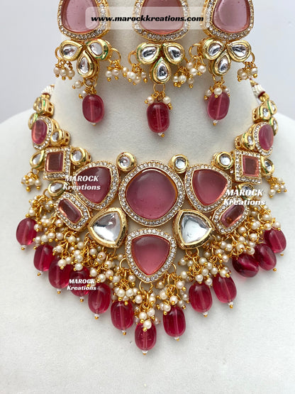 Kundan Statement Necklace set