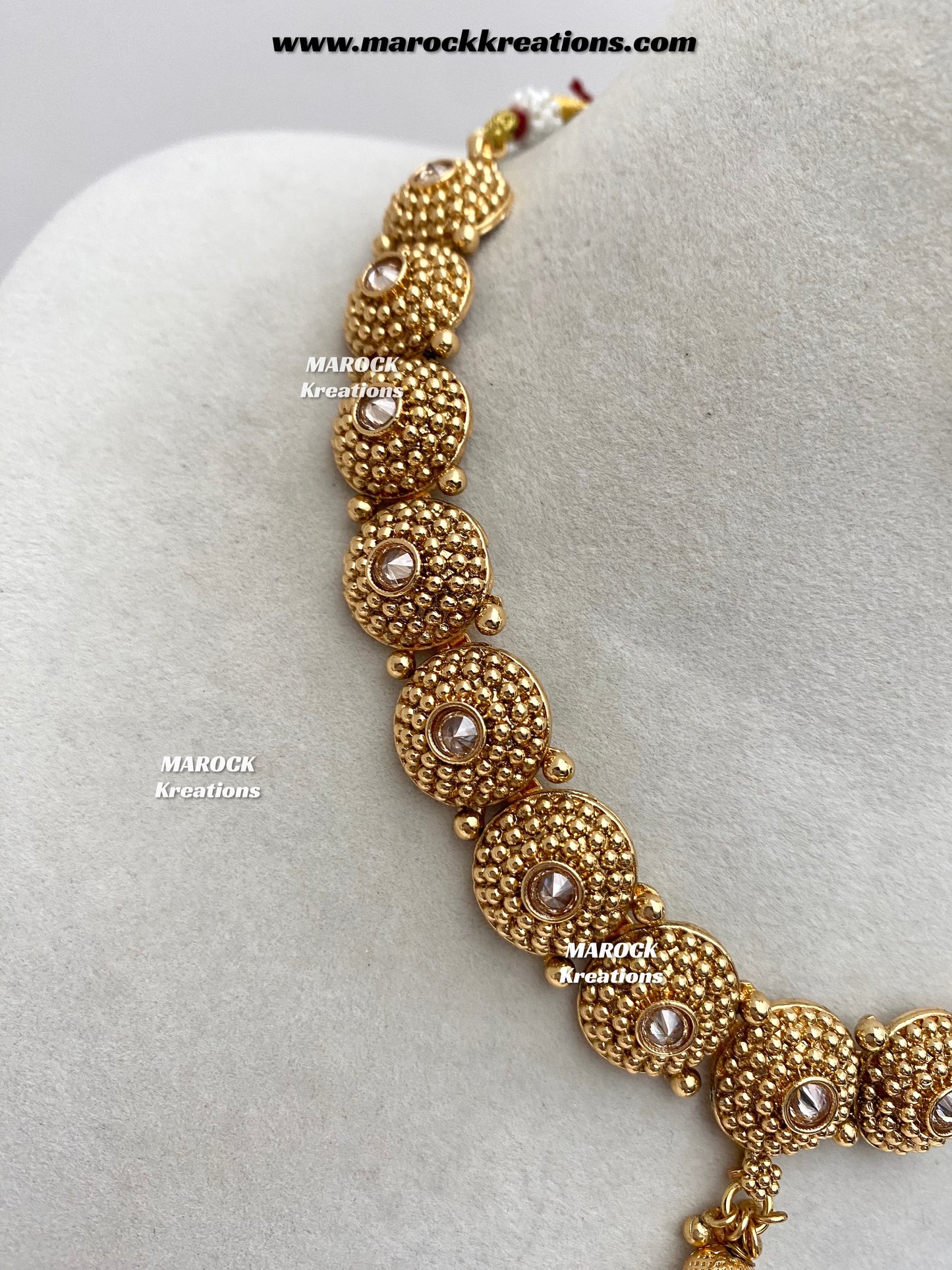 Upasna Premium Quality Gold plated necklace set