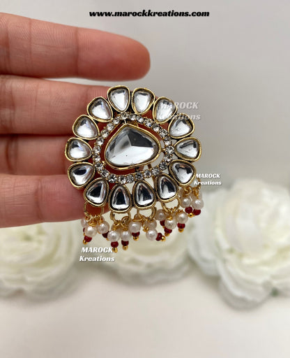 Kundan hair pins/Braid and bun pins