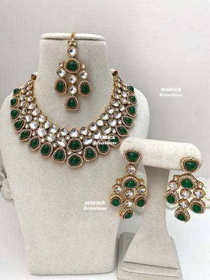 Patriza Sabyasachi inspired Premium Quality Kundan Statement Necklace set