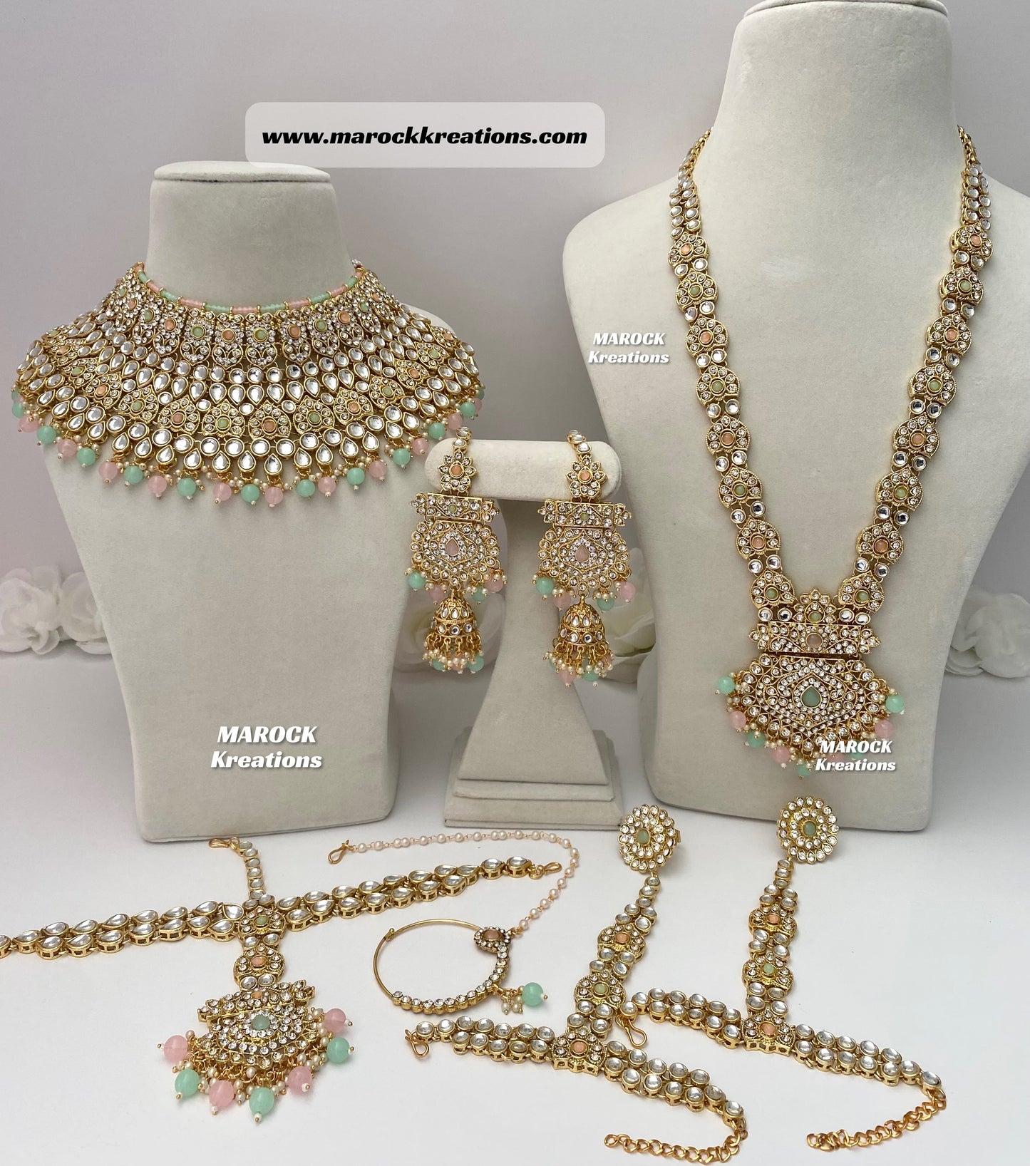 Sophie High Quality Kundan Bridal set/Indian bridal jewelry