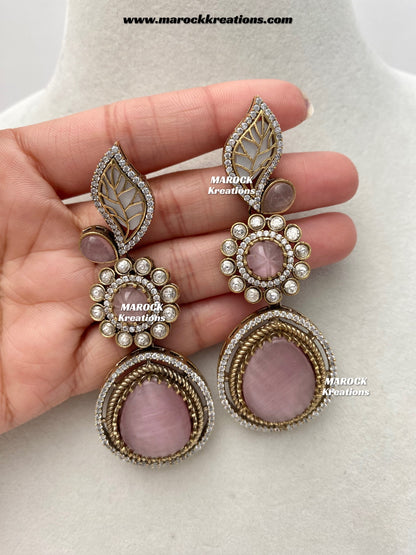 Angela Sabyasachi inspired Premium Quality Moissanite Kundan Necklace set