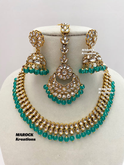 Premium Quality Kundan Necklace set