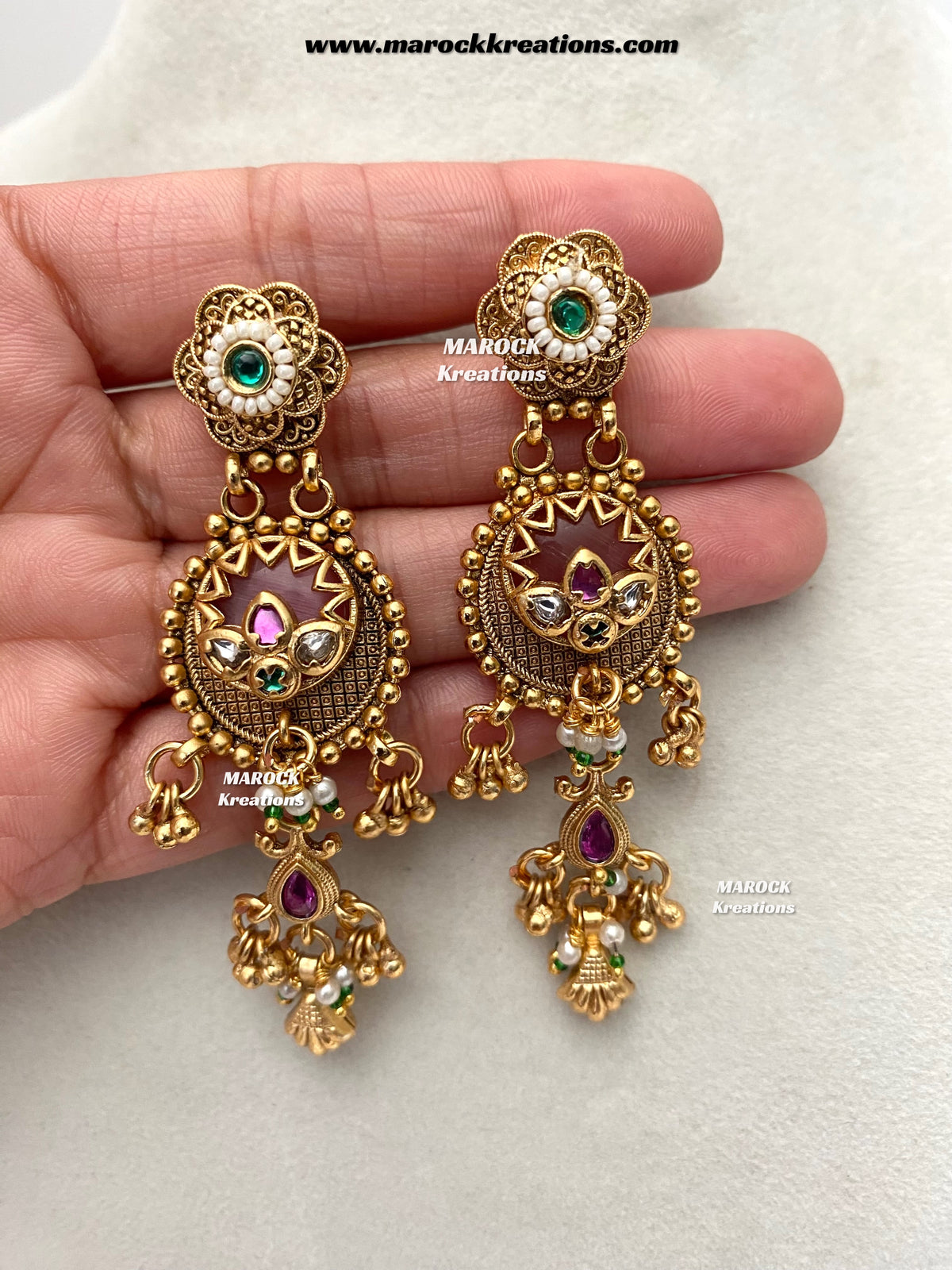 Tahiya Premium Quality exclusive Gold Plated heritage necklace set