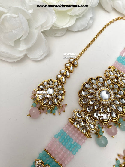 Ginni Premium Quality Kundan choker set