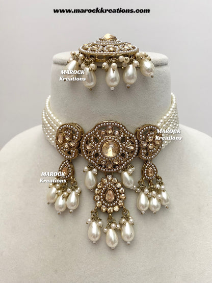 Meghna Polki choker set