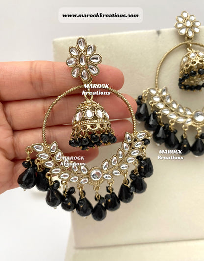 Kundan statement Earrings