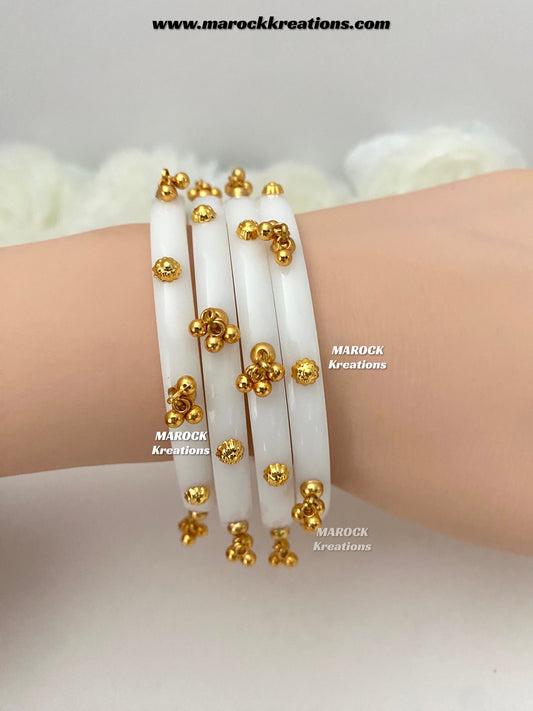 Bridal Ghungroo Choora Bangles/ Fillers (Set of 4)
