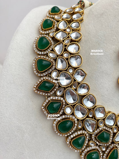 Patriza Sabyasachi inspired Premium Quality Kundan Statement Necklace set