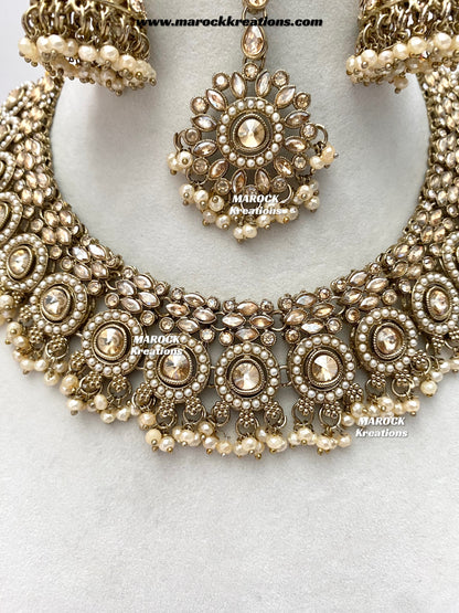 Sameera Polki Necklace set
