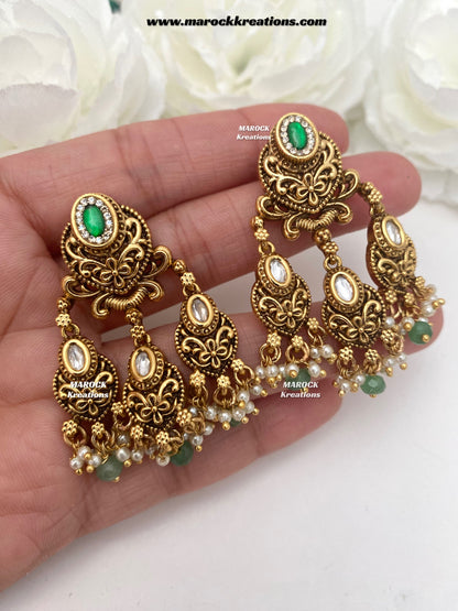 Robin Premium Quality Gold Plated Rajwadi choker set