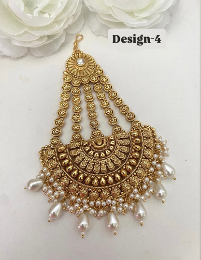 Kunika Premium Quality Gold Plated Jhoomer/Passa