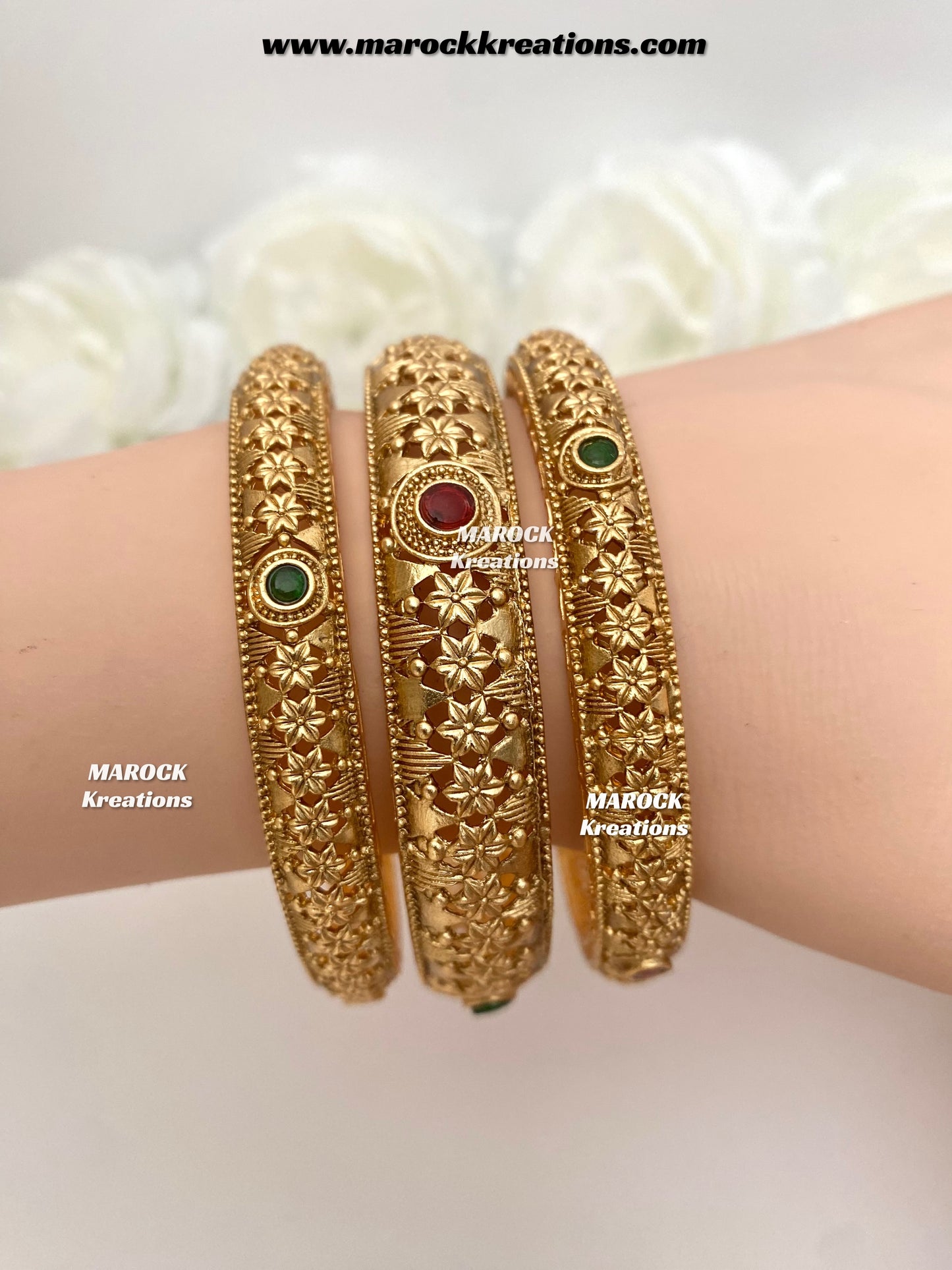 Ragini Premium Quality Gold plated Bangles/Kangan