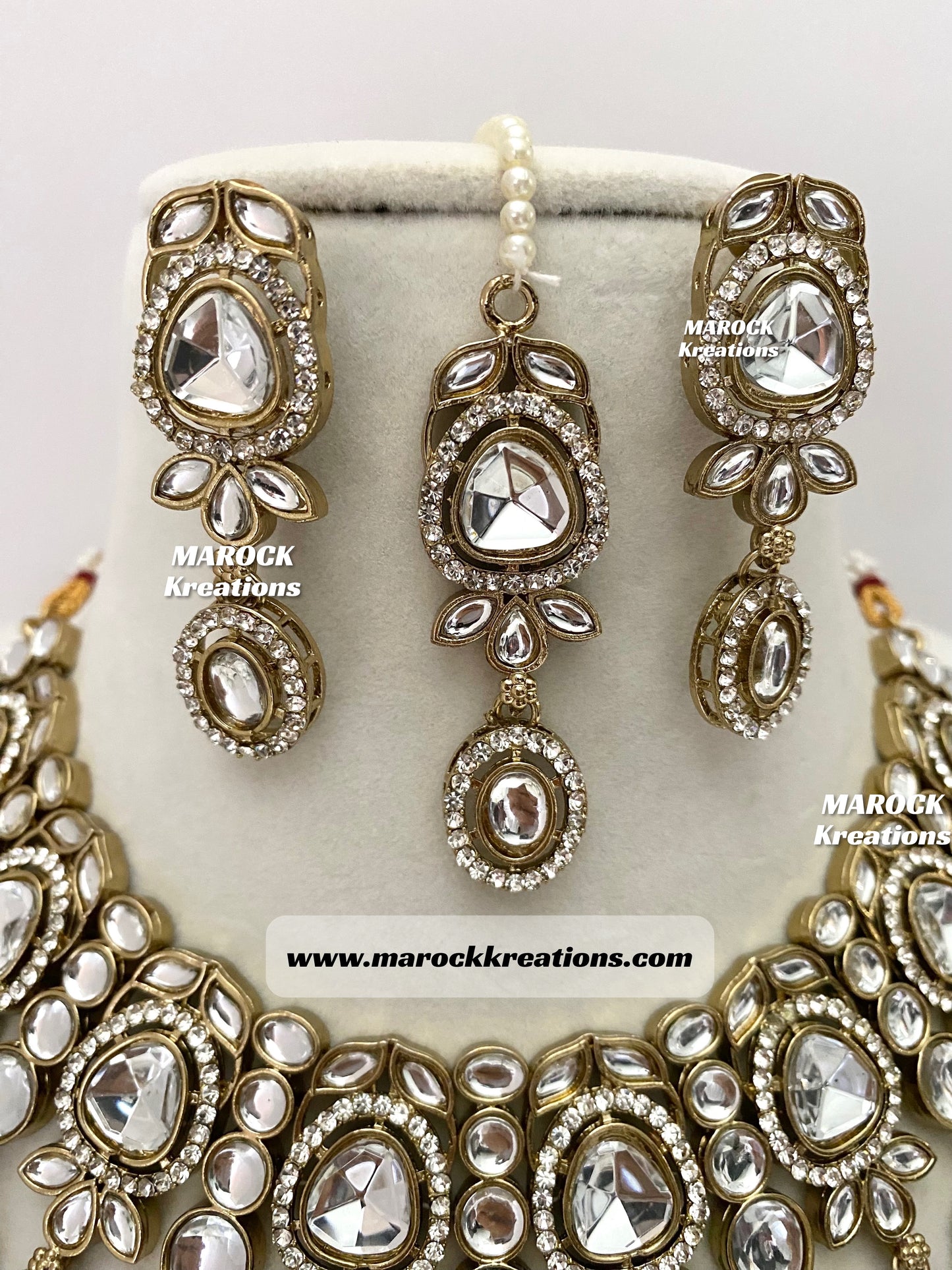 Noor Kundan Statement Necklace set