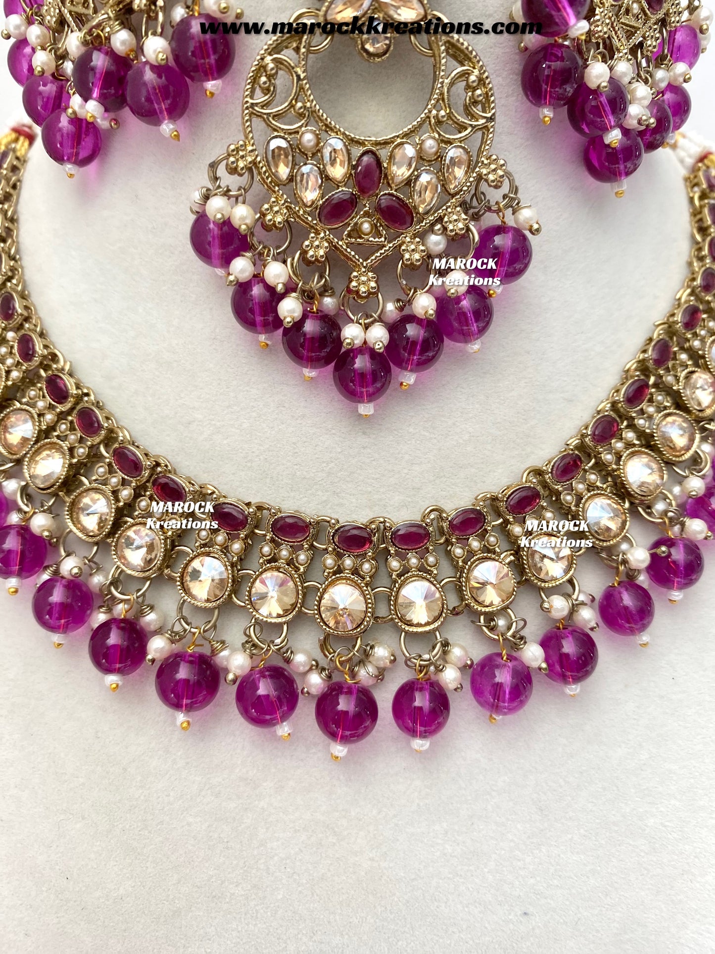 Shefa Polki Necklace set