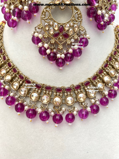 Shefa Polki Necklace set
