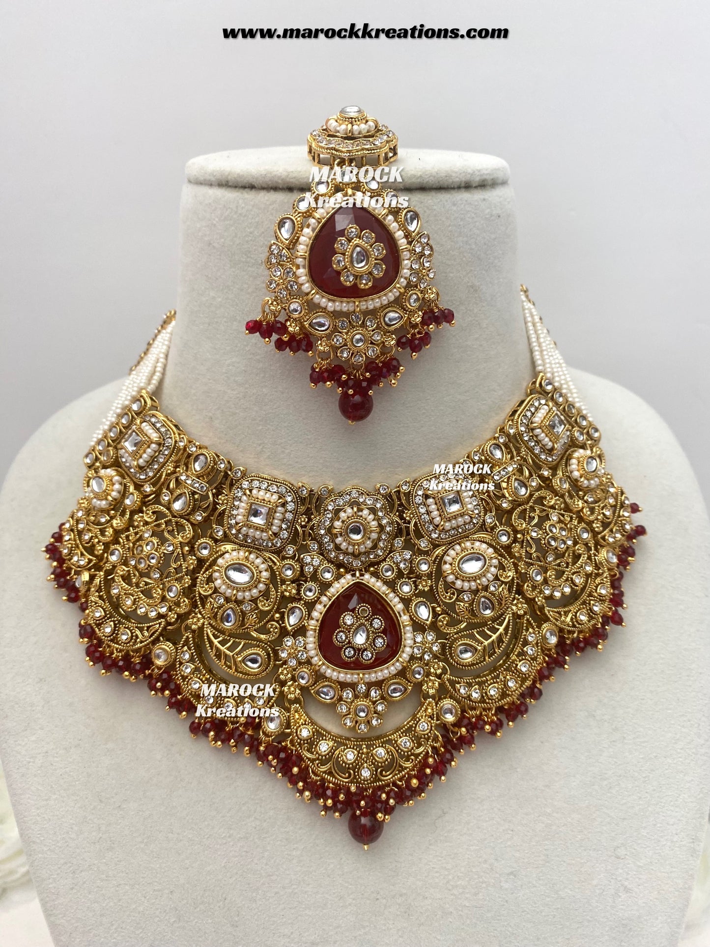 Premium Quality Kundan Bridal set/Indian bridal jewelry