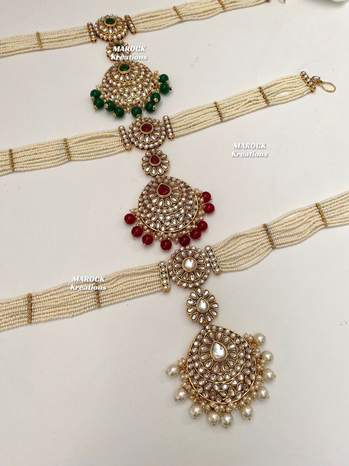 Premium Quality Kundan Sheesh Phool/Head band/bridal accessories