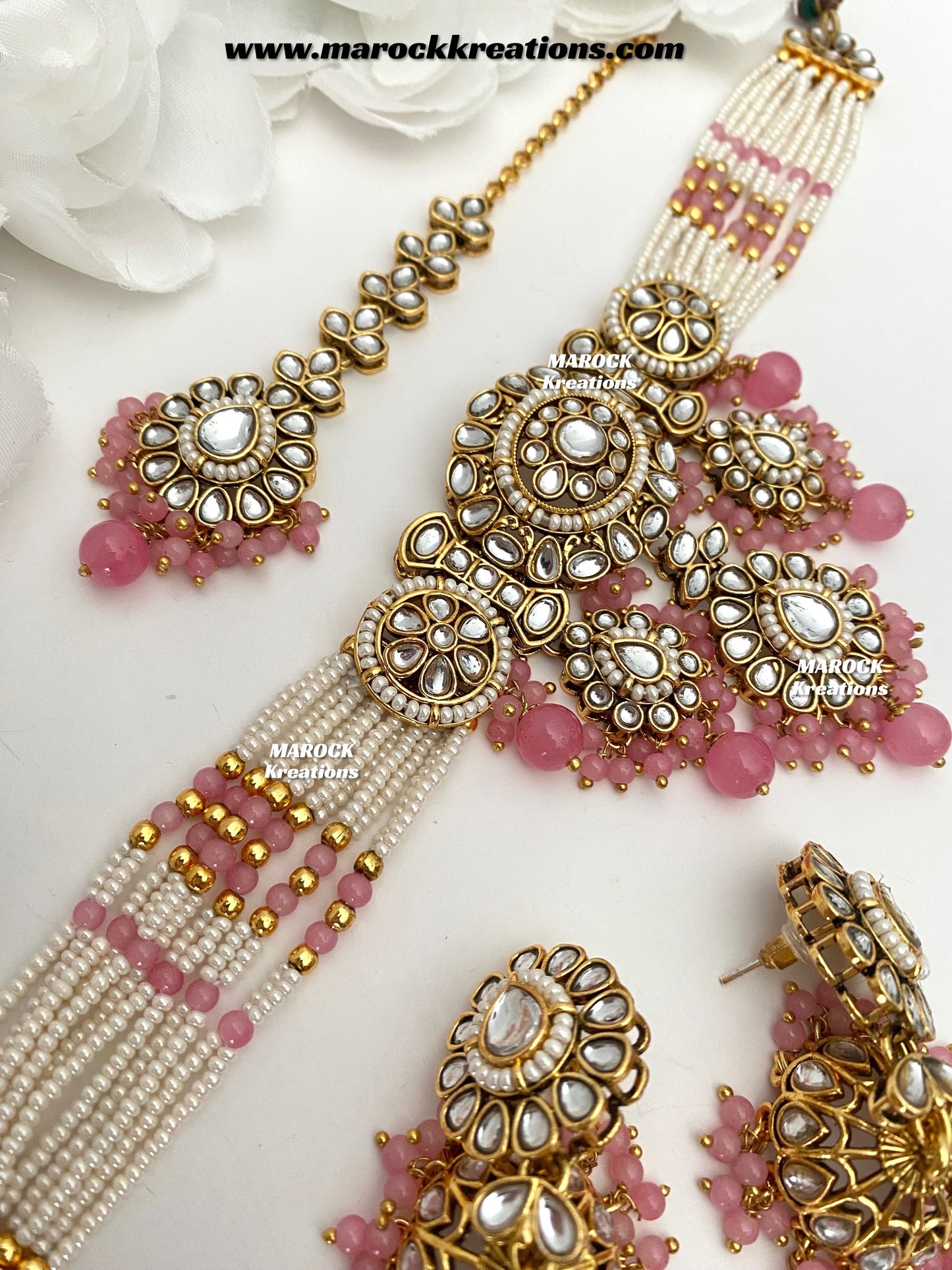 Shaneel Premium quality Kundan Choker set