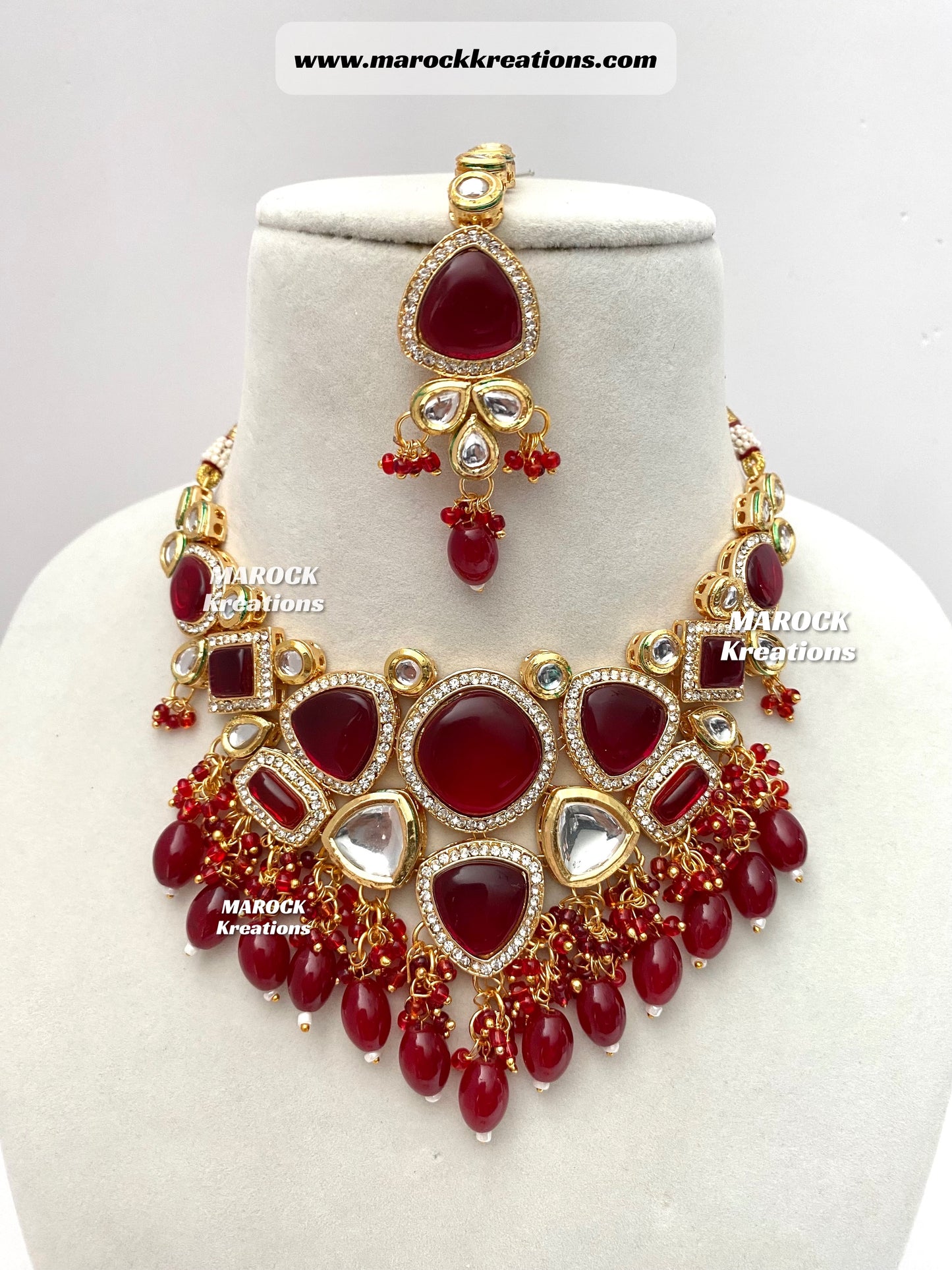 Kundan Statement Necklace set