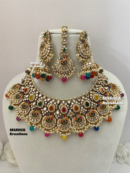 Premium Quality Kundan Necklace set