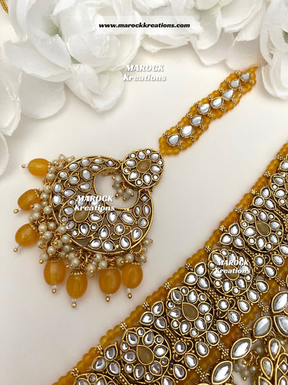 Fine Kundan Statement Choker set