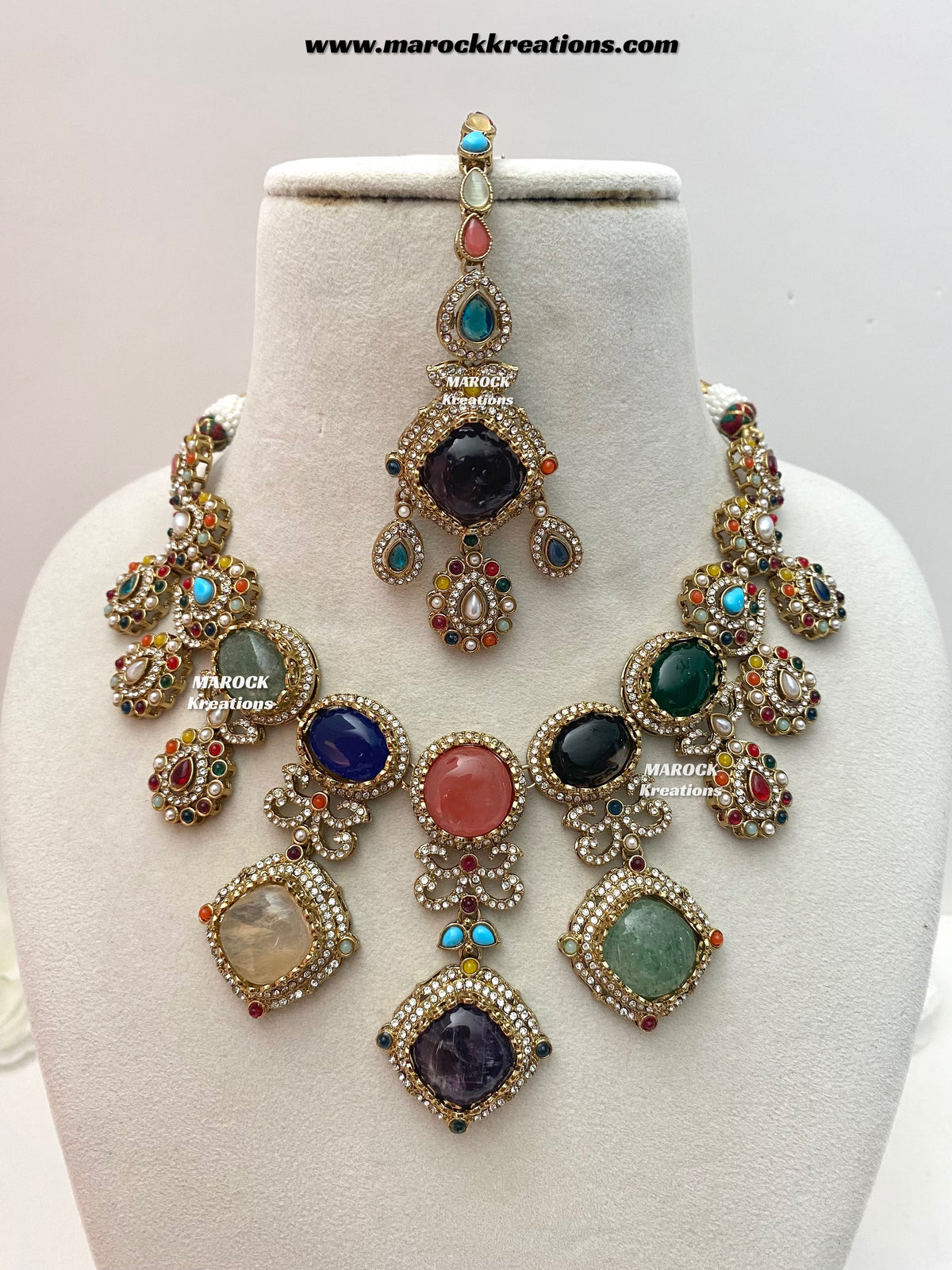 Niharika Sabyasachi inspired Premium Quality Kundan statement choker/necklace set