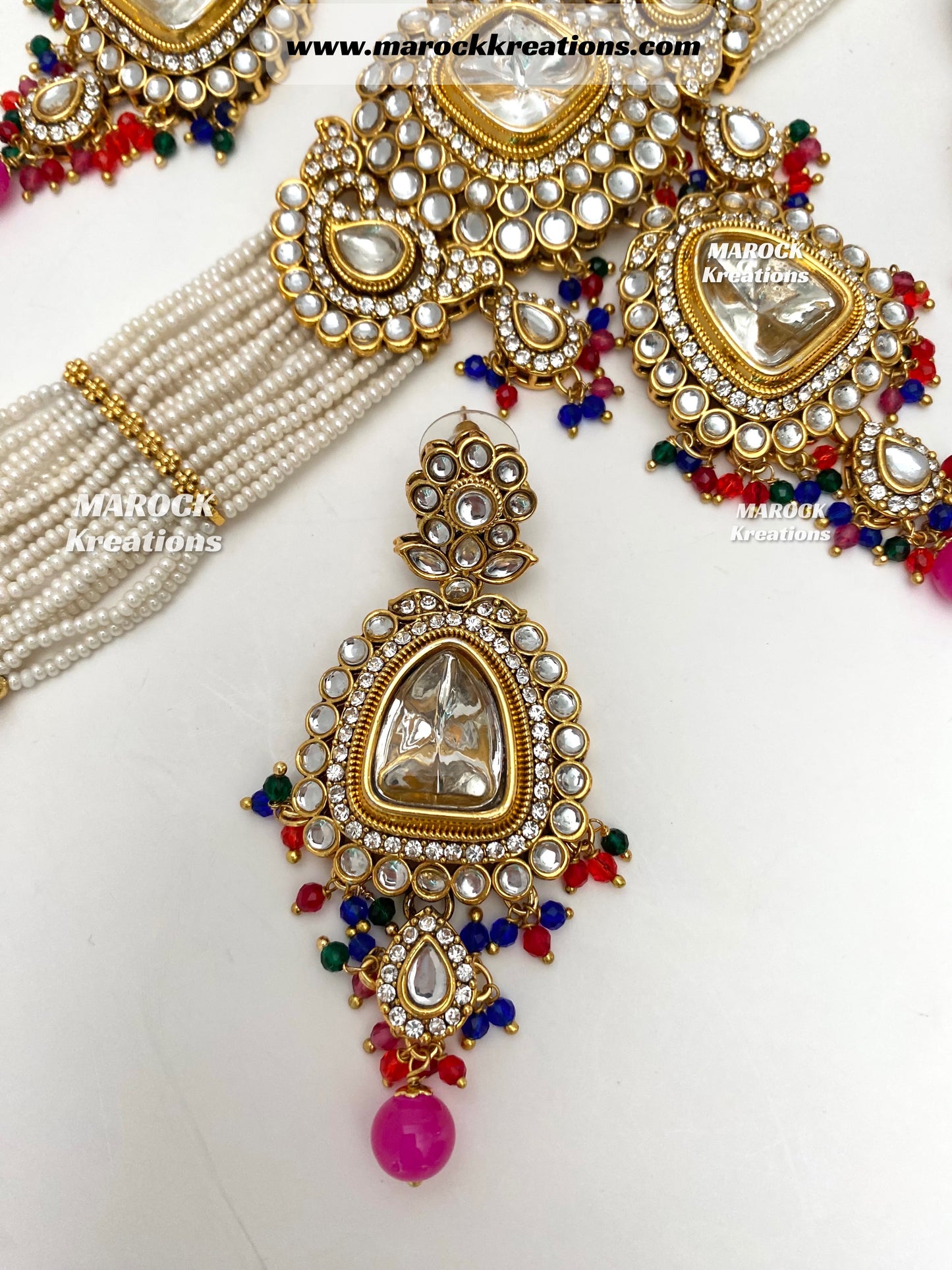 Aarzoo Kundan Statement Choker set