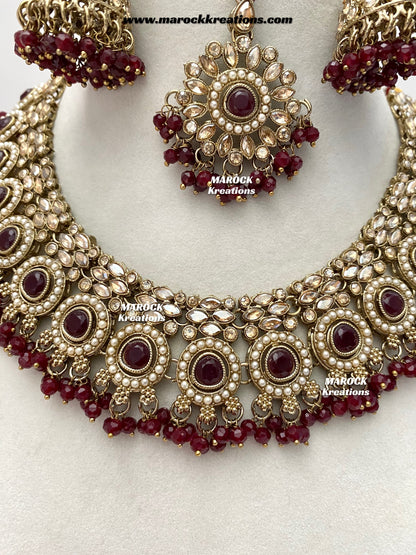Sameera Polki Necklace set