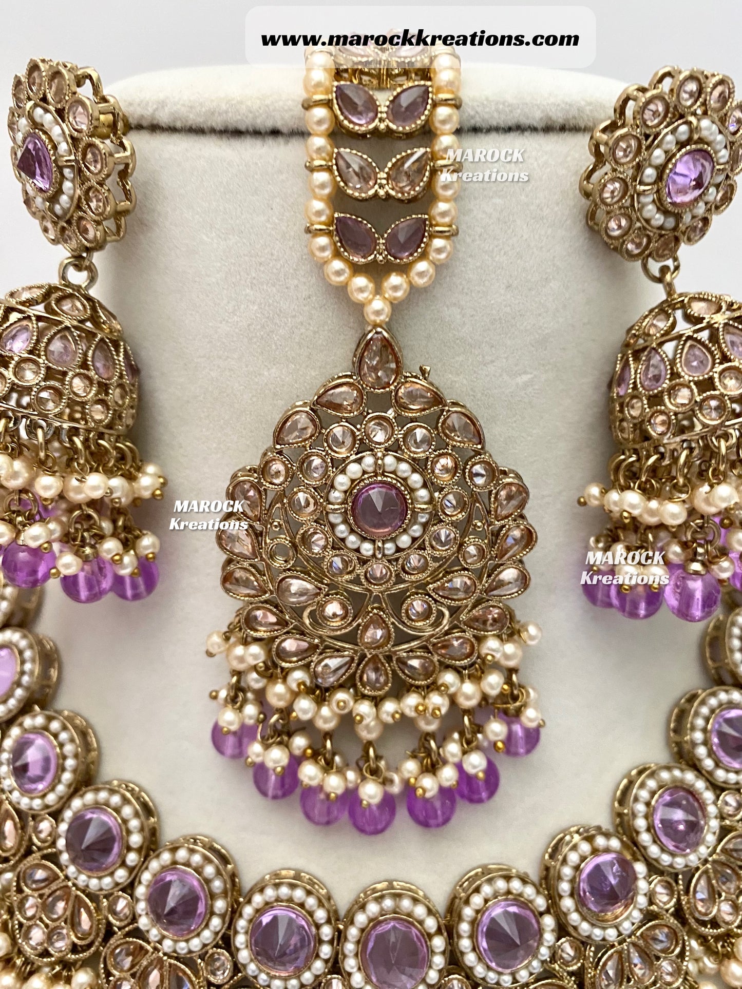 Aalia Antique Polki Necklace set