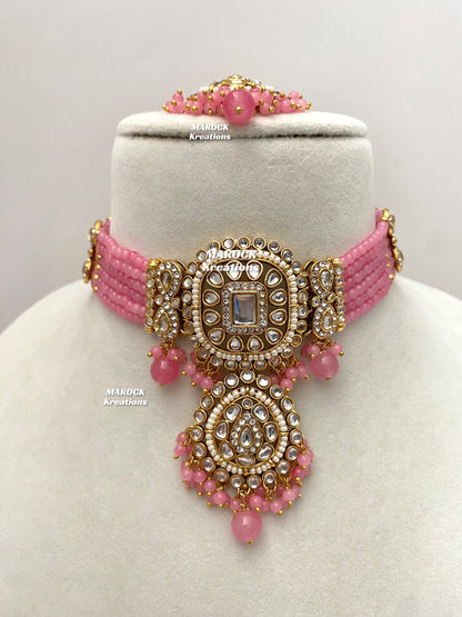 Simona Premium Quality Kundan Choker set