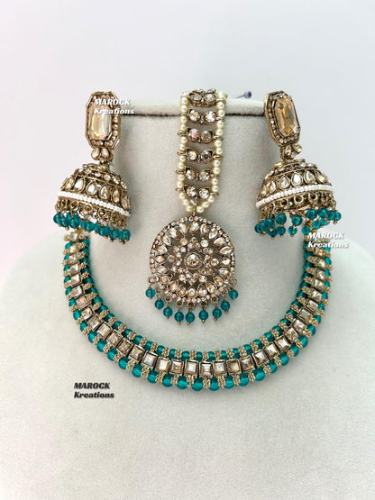 Kajal Polki Necklace set