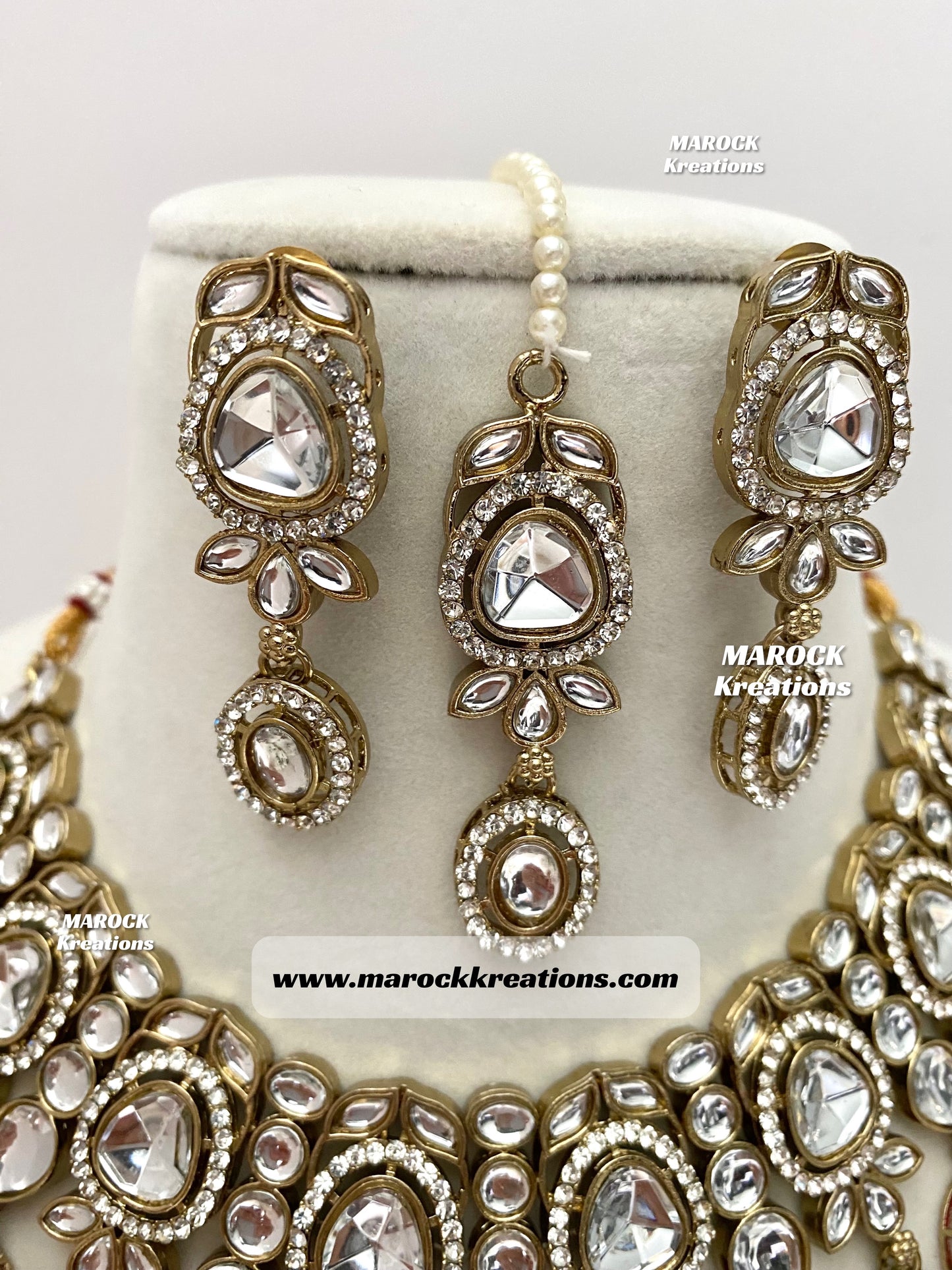 Noor Kundan Statement Necklace set