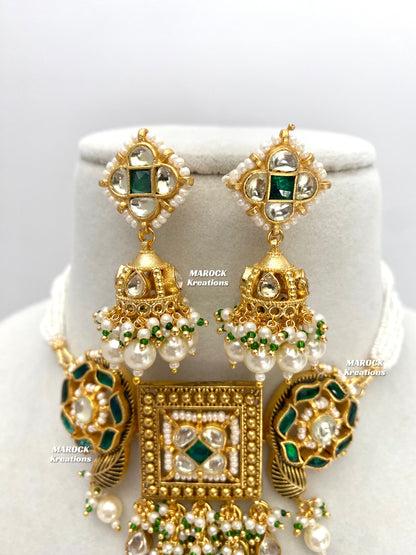 Ashna Paachi Kundan Gold plated exclusive choker set