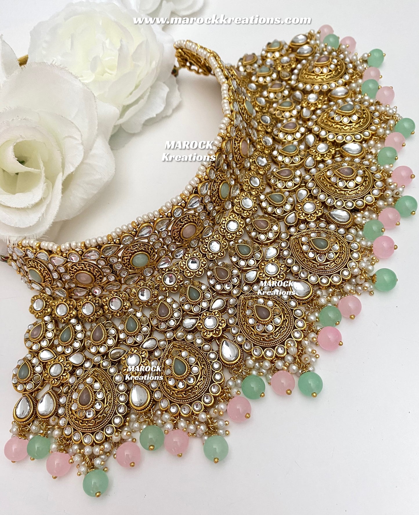 Salma Premium Quality Kundan Bridal set/bridal jewelry