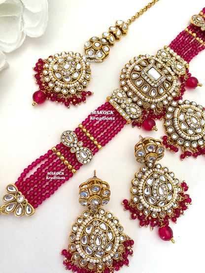 Simona Premium Quality Kundan Choker set