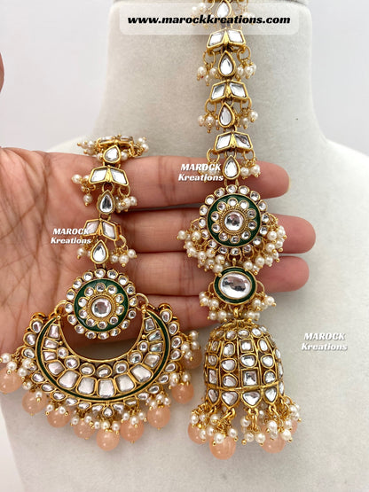 Mehak Premium Quality Kundan Statement Necklace set