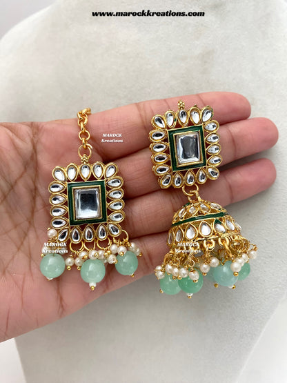 Prashi Kundan Rani haar set