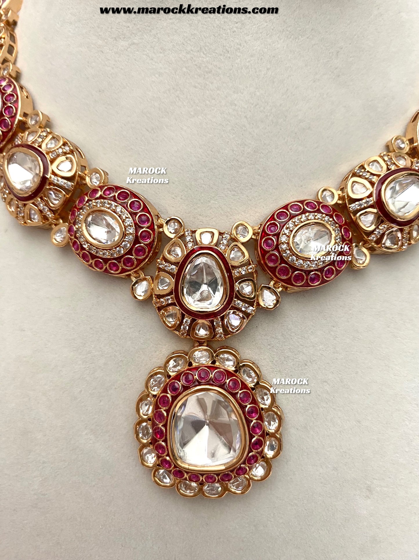 Ruchika Tyani inspired Premium Quality Real Kundan Necklace set